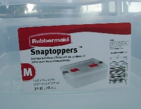 Rubbermaid snaptopper