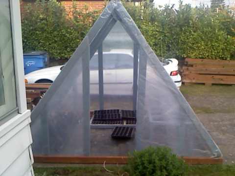 a-frame greenhouse