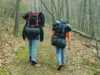 On the trail during a disaster On the trail during a disaster