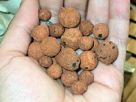 handful of clay balls