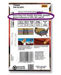 VFN label on seeds VFN label on seeds